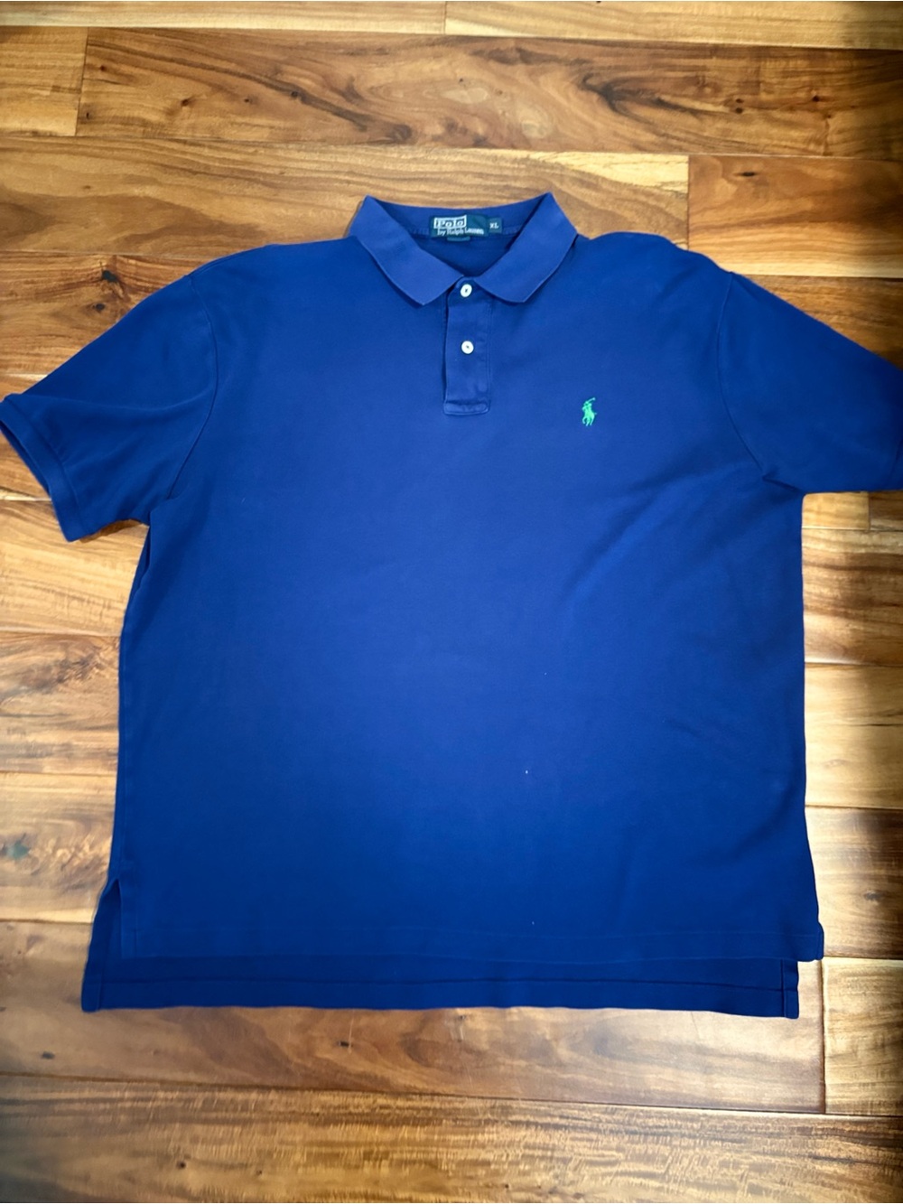 Ralph Lauren Polo Shirt in Royal Blue with Green Pony